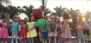 “Los niños de La Cristalina celebraron la navidad”